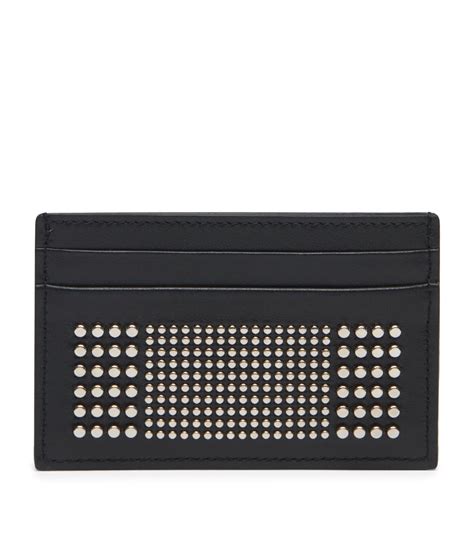 alexander mcqueen studded card holder.